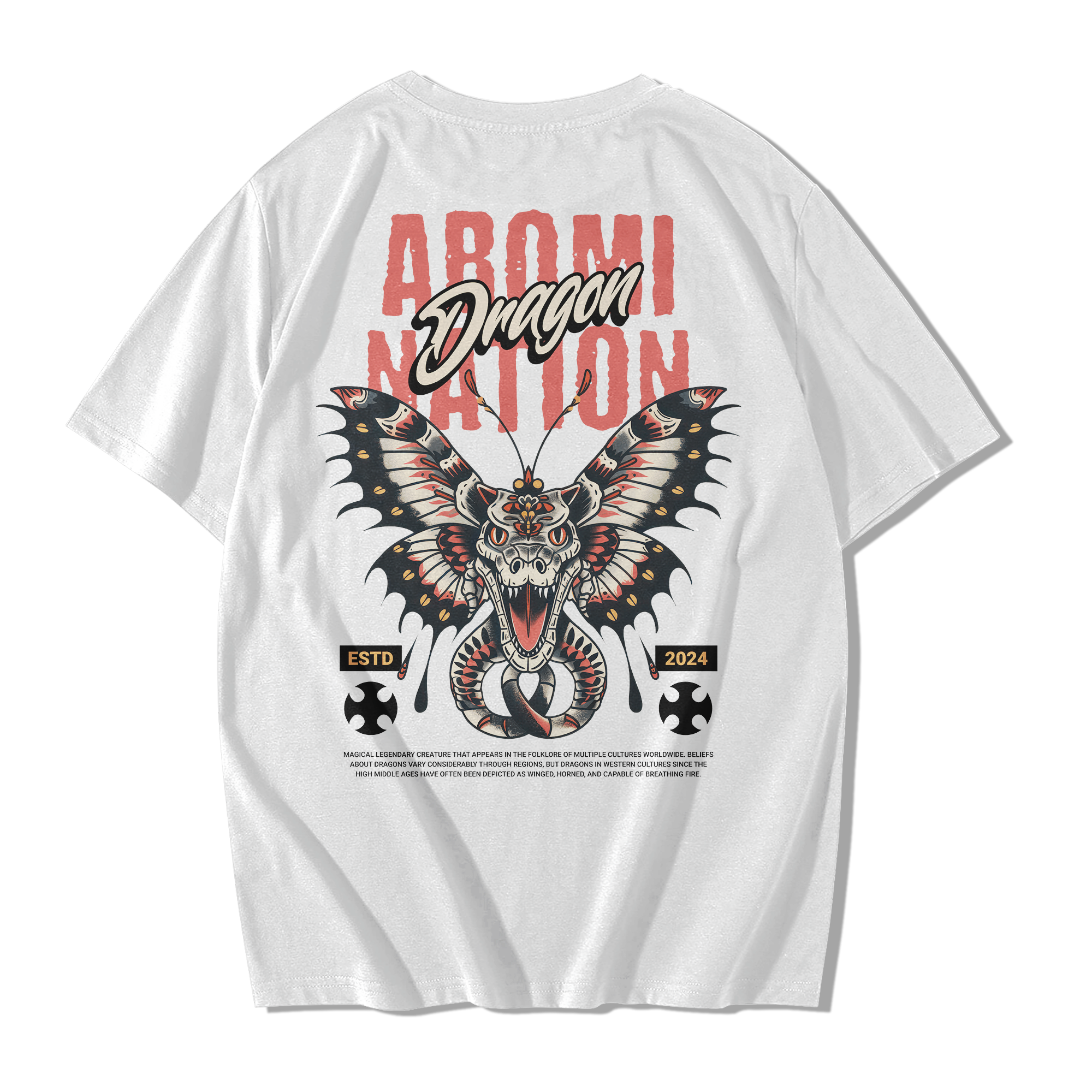 Alfaq Dragon Oversized T-Shirt